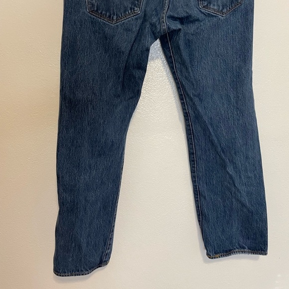 Levi’s 501 Dark Wash Denim High Rise Button Fly Jeans - Picture 8 of 9